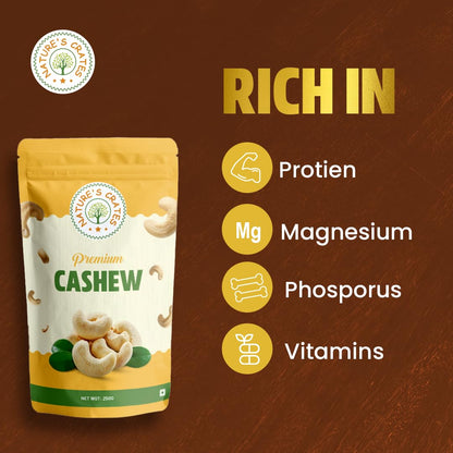 Cashew Raw Nuts W240 | Premium Jumbo Cashew Kernels (Raw, Unsalted)