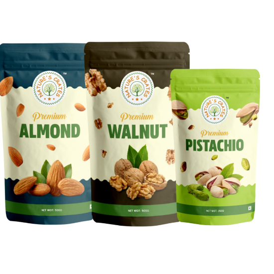 Picture of 500g Almond + 500g Walnut + 250g Pista