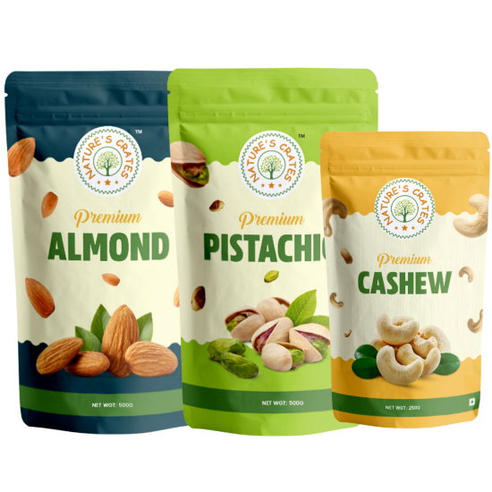 Picture of 500g Almond + 500g Pista + 250g Cashew 