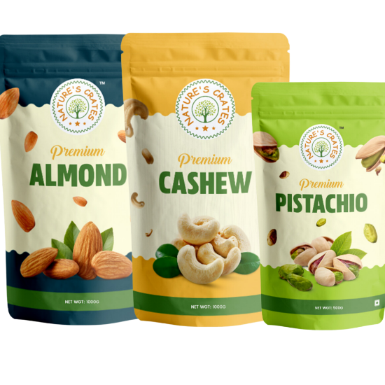 Picture of Combo Almonds 1000g + Cashew 1000g + Pistachio 500g